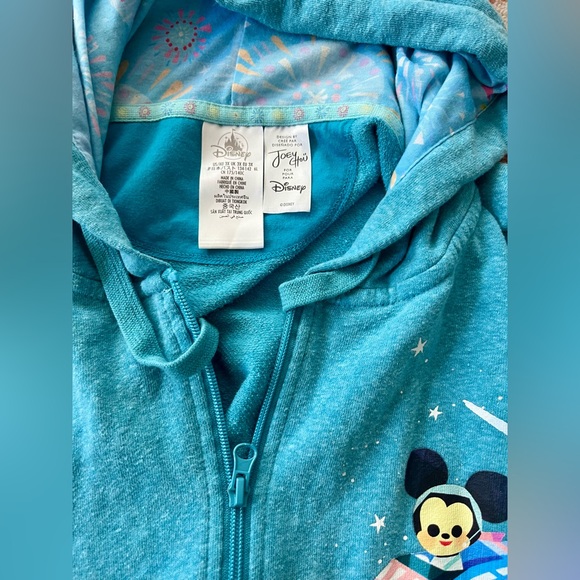 Disney Parks Joey Chou Mickey Walt Castle Full-Zip Hoodie - Picture 3 of 3